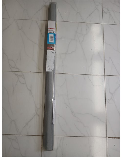 GARDINIA EASYFIX Magnetic Roman Blind with Velcro, Roman Blind, Opace, All Mounting Parts Included, Grey, 100 x 140 cm (W x H)