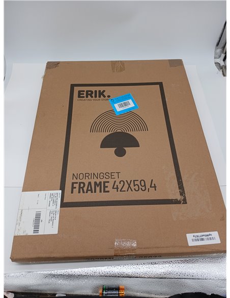 Grupo Erik Frame 42x59.4 cm black - A2 wooden frame | Picture frames - Home decoration suitable for hanging wall posters, decora