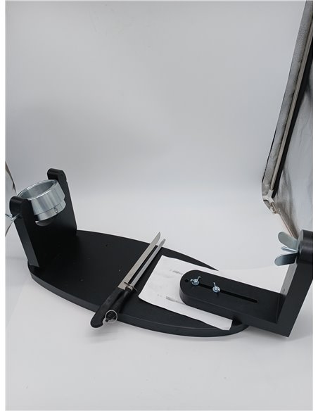 Jamonero Profesional de Pared Giratorio 360 Grados Modelo Elegant - Ideal para Cocinas Bodegas Tiendas Restaurantes - Incluye Cu