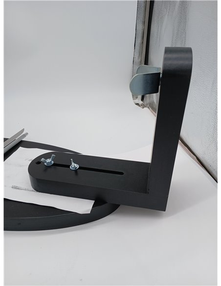 Jamonero Profesional de Pared Giratorio 360 Grados Modelo Elegant - Ideal para Cocinas Bodegas Tiendas Restaurantes - Incluye Cu