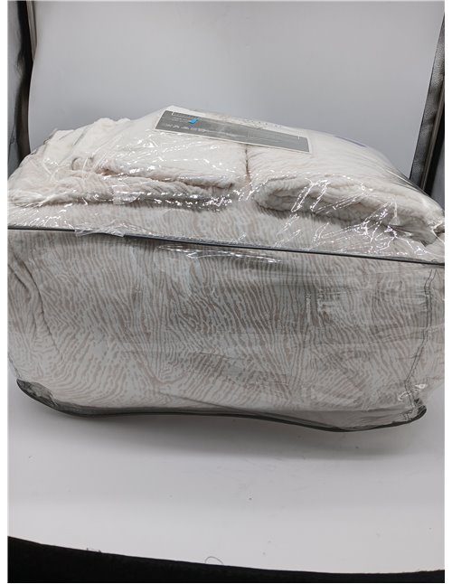 Burrito Blanco | Colcha edredón Invierno con Borreguillo | Cama de 150cm. (+Medidas Disponibles) | Diseño 441 | Color Crudo (250