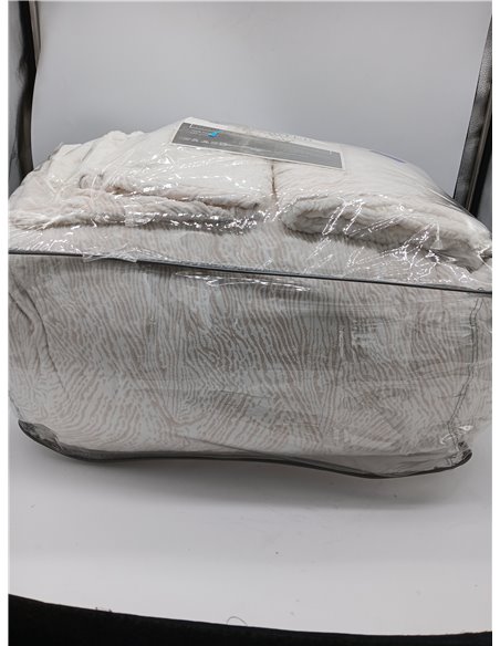 Burrito Blanco | Colcha edredón Invierno con Borreguillo | Cama de 150cm. (+Medidas Disponibles) | Diseño 441 | Color Crudo (250