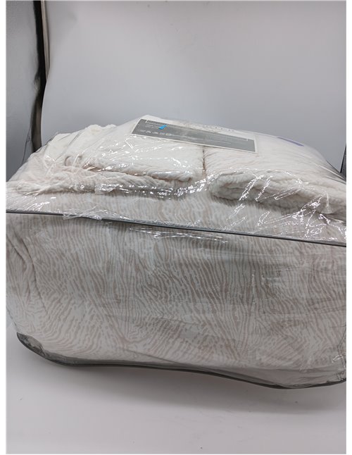 Burrito Blanco | Colcha edredón Invierno con Borreguillo | Cama de 150cm. (+Medidas Disponibles) | Diseño 441 | Color Crudo (250