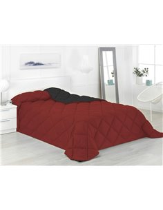 Xtreme 400 - Edredón nórdico de 400 g, Bicolor (Rojo y Negro, Cama 90/105-180 x 270 cm)