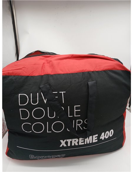 Xtreme 400 - Edredón nórdico de 400 g, Bicolor (Rojo y Negro, Cama 90/105-180 x 270 cm)