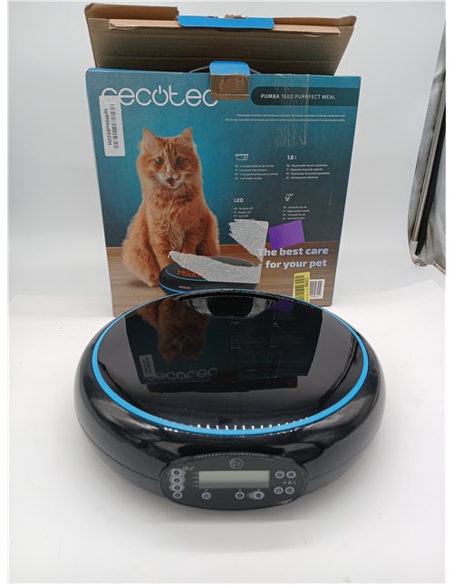 Cecotec Comedero Dispensador Automático de Comida para Mascotas Pumba 1600 Purrfect Meal. Capacidad de 1,6L, 4 Secciones Indepen