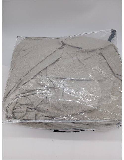 Eysa Funda de sofá bielástica para Chaise Longue con el Brazo Largo Lado Izquierdo Vista Frontal Color Lino diseño Harlem