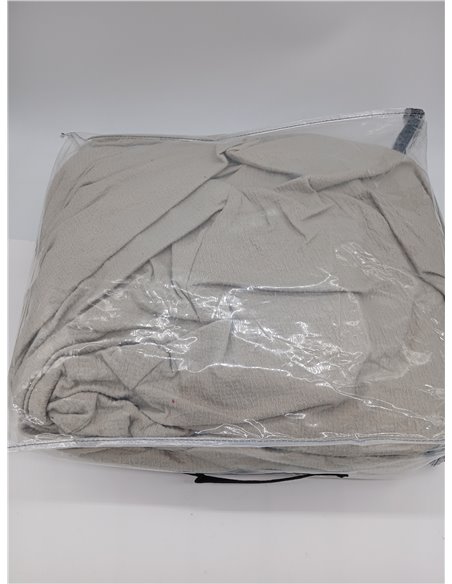 Eysa Funda de sofá bielástica para Chaise Longue con el Brazo Largo Lado Izquierdo Vista Frontal Color Lino diseño Harlem