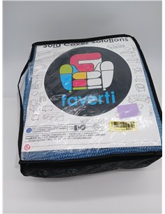 Funda Sofá Super Elástica 2 plazas de 140 a 180 cm | Modelo NOVELE | Celeste | Funda Universal Ideal para Cualquier Forma de sof 2