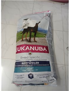 EUKANUBA Breed Specific Alimento seco para perros rottweiler adultos, alimento para perros óptimamente adaptado a la raza 12 kg 2