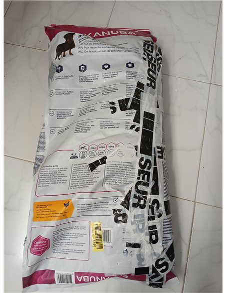 EUKANUBA Breed Specific Alimento seco para perros rottweiler adultos, alimento para perros óptimamente adaptado a la raza 12 kg