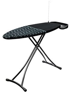 Cecotec Tabla de Planchar StrongBoard 400 Borneo. Funda resistente 100% algodón, Estructura de apoyo para planchas y centros de 