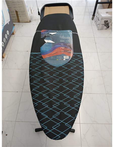 Cecotec Tabla de Planchar StrongBoard 400 Borneo. Funda resistente 100% algodón, Estructura de apoyo para planchas y centros de 
