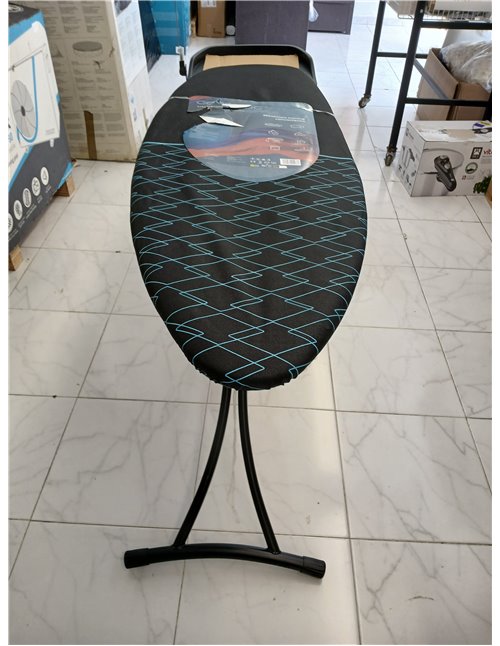 Cecotec Tabla de Planchar StrongBoard 400 Borneo. Funda resistente 100% algodón, Estructura de apoyo para planchas y centros de 