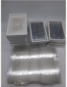 Amazon Basics - Caja organizadora de zapatos apilable y plegable, mediana, paquete de 12, Transparente 2