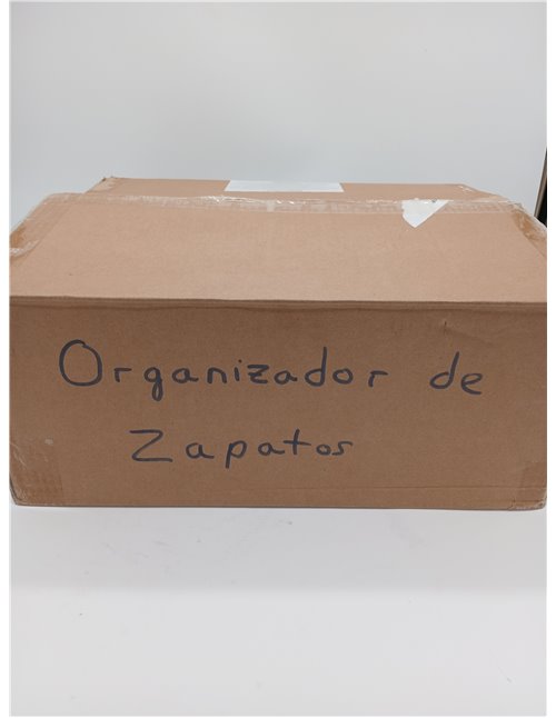 Amazon Basics - Caja organizadora de zapatos apilable y plegable, mediana, paquete de 12, Transparente