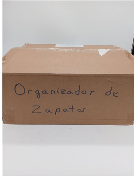 Amazon Basics - Caja organizadora de zapatos apilable y plegable, mediana, paquete de 12, Transparente