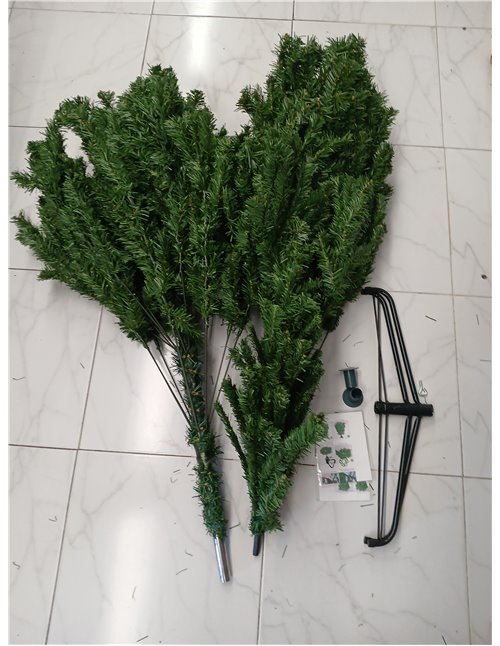 SOLAGUA Árbol de Navidad Artificial Extra Relleno, Arboles con Hojas de Espumillón 150cm a 300cm de Primera Calidad, Súper Natur