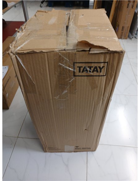 Tatay Cubos de Basura Reciclaje Easy Waste 20L | Set de 4 | Diseño Modular y Apilable | Tapa con Sistema Click | Asa de Transpor