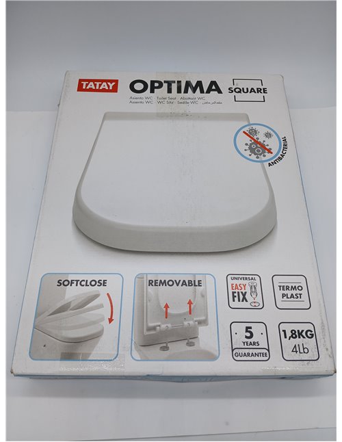 TATAY Tapa WC Universal Compatible con Modelo The Gap | Caída Amortiguada | Retirada Rápida que permite Limpieza Profunda | Fabr