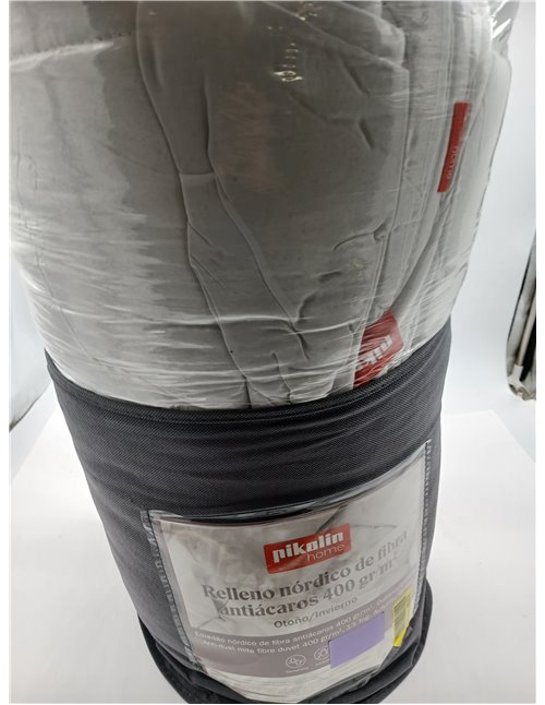 PIKOLIN Home - Edredón Nórdico de Fibra Invierno 400gr Hipoalergénico,Transpirable, Suave, Relleno Cama 150 (240 x 220 cm)