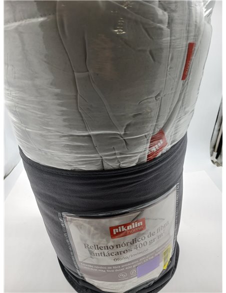 PIKOLIN Home - Edredón Nórdico de Fibra Invierno 400gr Hipoalergénico,Transpirable, Suave, Relleno Cama 150 (240 x 220 cm)