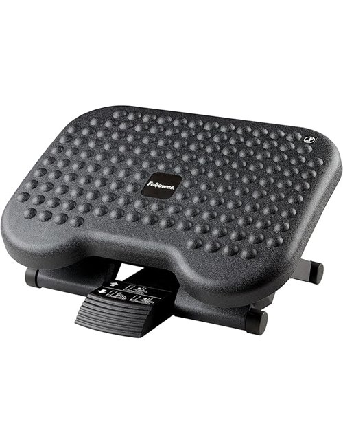 Fellowes Reposapiés Everyday Plus ergonómico con base antideslizante - Reposapiés para el escritorio - para oficina y hogar - Ne