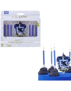 PME Harry Potter Set de Velas de Ravenclaw para celebrar cumpleaños (Set de 7)