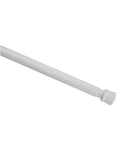 GARDINIA Barra de metal para cortinas, Extensible, Montaje sin tornillos ni taladros, Diámetro23/26 mm, Longitud 90-140 cm cm, B