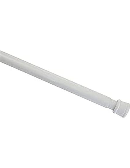 GARDINIA Barra de metal para cortinas, Extensible, Montaje sin tornillos ni taladros, Diámetro23/26 mm, Longitud 90-140 cm cm, B