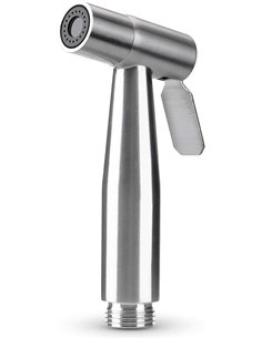 Rociador de Bidé de Mano-MUMENG Alcachofa Ducha Alta PresióN de Acero Inoxidable con Conector G1/2 Pulgadas,Pulverizador para Bi