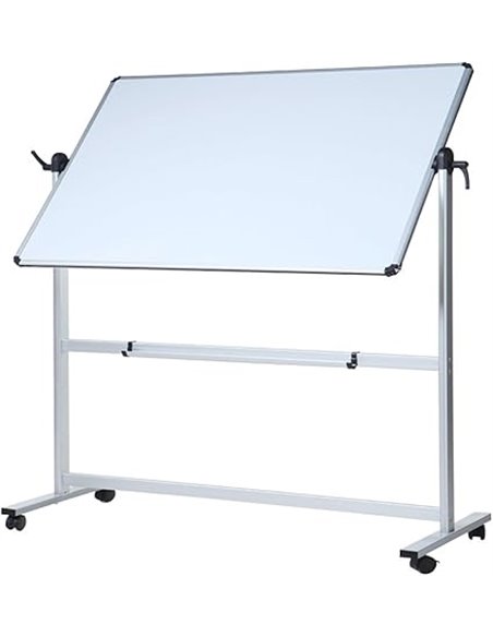 VIZ-PRO Double-sided mobile whiteboard, 1800 x 1200 mm