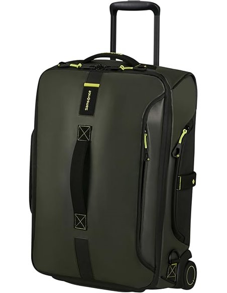 Samsonite Paradiver Light - Bolsa de Viaje con Ruedas y Función Mochila (55 cm), Small, Equipaje de Mano, Repelente al Agua, Lig