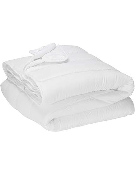 PIKOLIN Home – Duvet 135 x 200 cm – Duo 4 Seasons 150 + 300 g Soft and Breathable Fibre – Filling for All Year Round, Easy Wash,