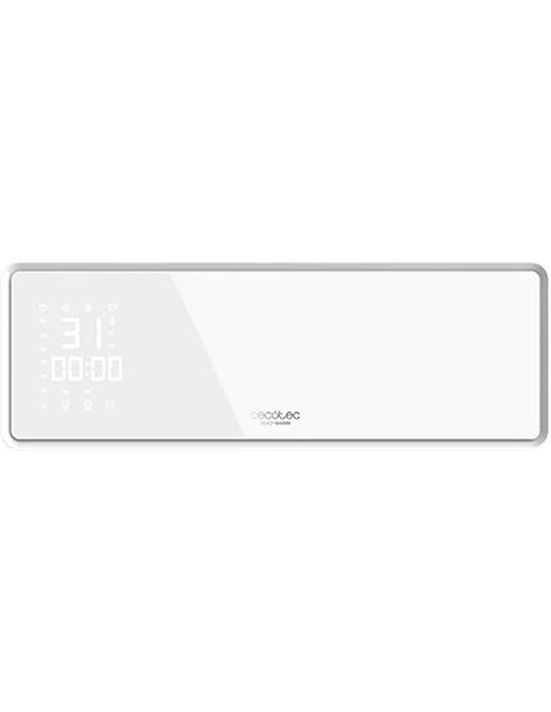 Cecotec Ceramic Wall Heater with LED Display and Remote Control Ready Warm 5310 PowerBox Ceramic. 2000W, 3 Modes, 24 Hour Timer,
