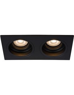 LUCIDE EMBED - Foco empotrable en el suelo - 2xGU10 - Negro