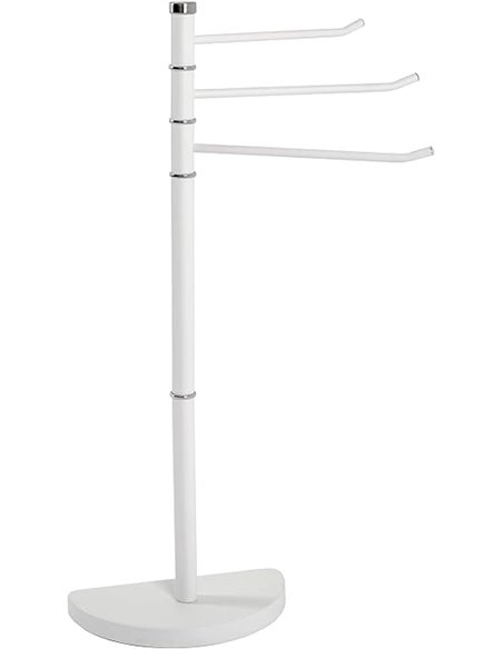 HAKU Möbel Toallero crema, metal, metal - Dim.: AN 33 cm x AL 89 cm x P 43 cm, Estilo: Moderno