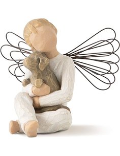 Willow Tree Figura de ángel con Perro, Home & Navidad Deco, Enesco
