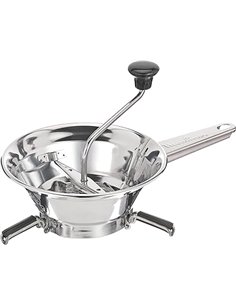 Moulinex Classic - Molinillo de verduras manual, incluye dos parrillas, acero inoxidable, tamaño pequeño, apto para lavavajillas