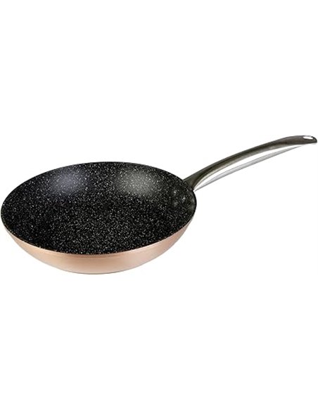 WECOOK! Professional Sartén Aluminio Forjado 32 cm, Inducción, Antiadherente Ecológico sin PFOA, 2,8 mm Espesor, Mango Acero Ino