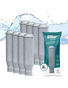 Sillar Filtro de agua para cafeteras, 8 filtros de repuesto para F088 NIRF 700 PRO AQUA | Alarga la vida útil de tu electrodomés