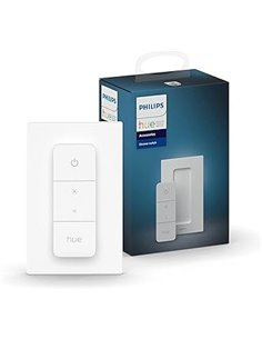 Philips Hue Dimmer Switch Interruptor inalambrico Inteligente V2 (sin instalación, exclusivo para luces Philips Hue) para ilumin
