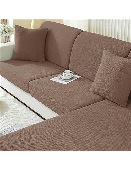 Ystyle Funda Asiento Sofa Elástico, Antiarañazos Funda Cojin Sofa Separado Ajustable, Universal Protector De Asiento Funda De Co