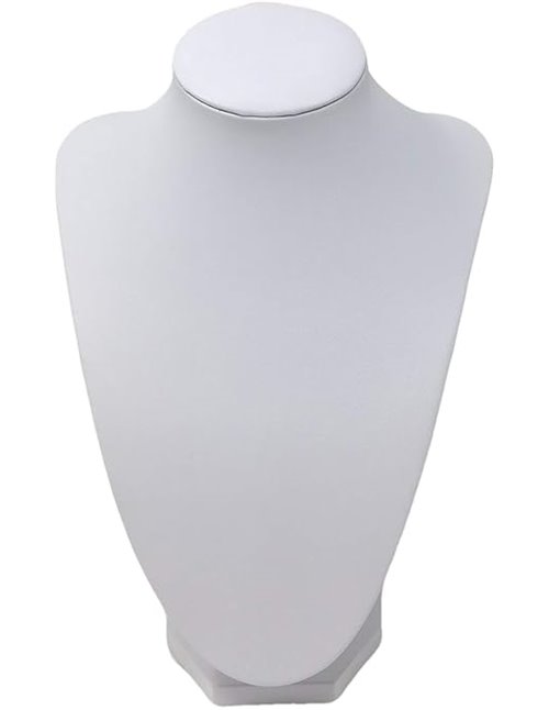 R&F srls Plain white neck display holder necklace jewellery necklace