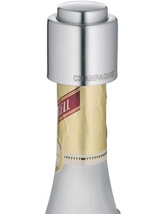 WMF Wine Champagne Bottle Stopper Polished Cromargan Stainless Steel