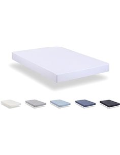 Todocama - Sábana Bajera Ajustable de Microfibra cepillada Extra Suave. (Cama 80 x 190/200cm, Blanca)