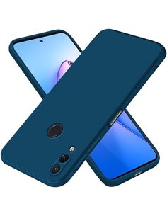 EASSGU Funda para Redmi Note 7 (6.3" Inches), Carcasa de Silicona Suave de TPU - Azul Zafiro