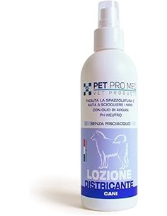 Loción desenredante – Facilita el cepillado y ayuda a desenredar los nudos del pelo del perro – 1 botella de 200 ml