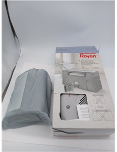 Rayen | Drying Rack Cover with Heater | Quick Drying | Minimum Consumption | Extendable | Plug | Grey | Measurements: 105-180 x  2