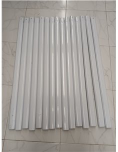 Estructura de metal para piscina Prism frame premium pool set 457 cm de diametro y 107 de alto. 